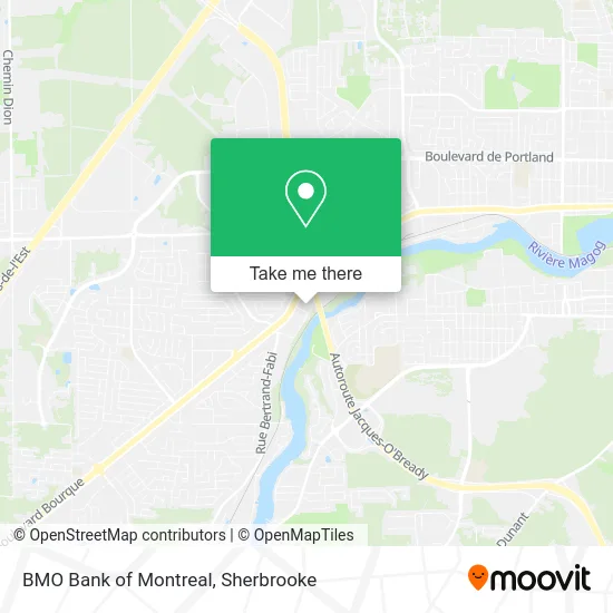 BMO Bank of Montreal map