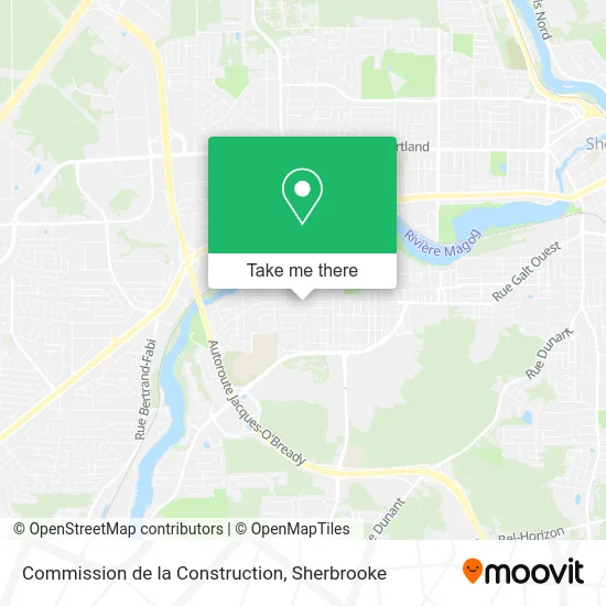 Commission de la Construction map