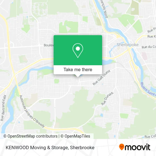 KENWOOD Moving & Storage map