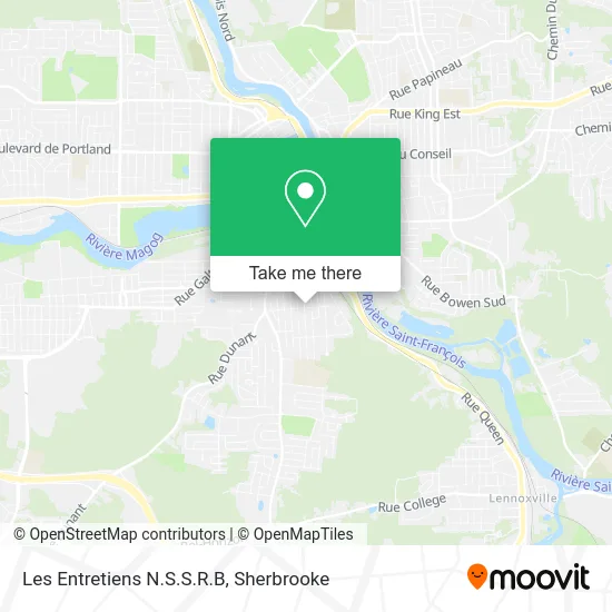 Les Entretiens N.S.S.R.B map