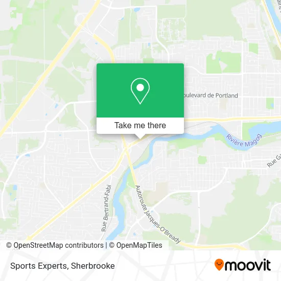 Sports Experts map