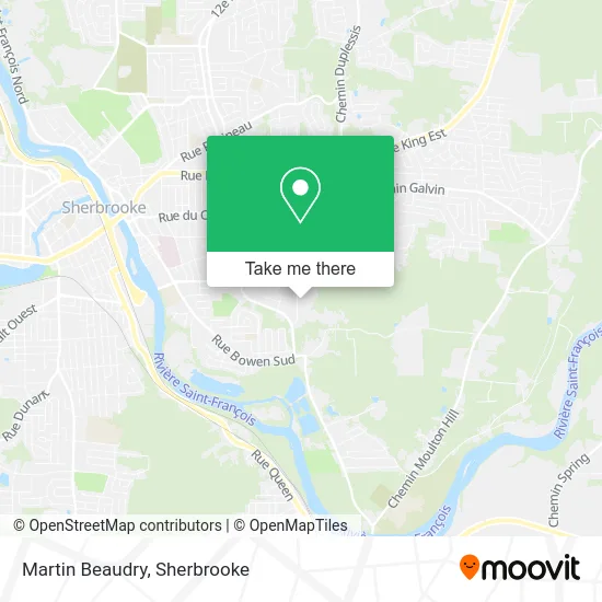 Martin Beaudry map
