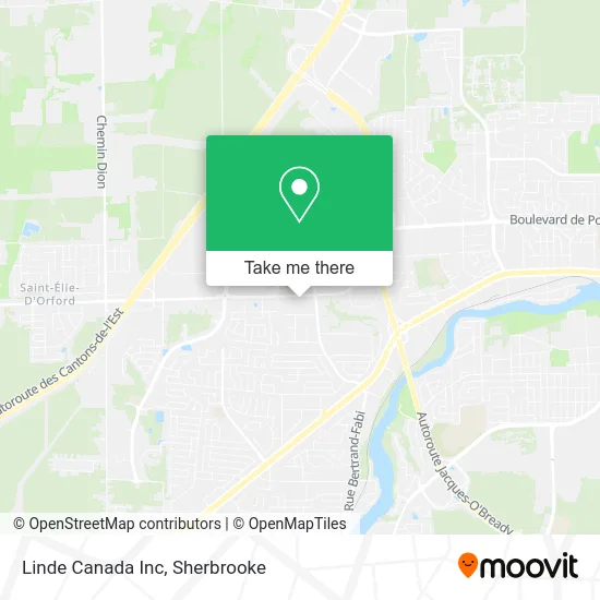 Linde Canada Inc map