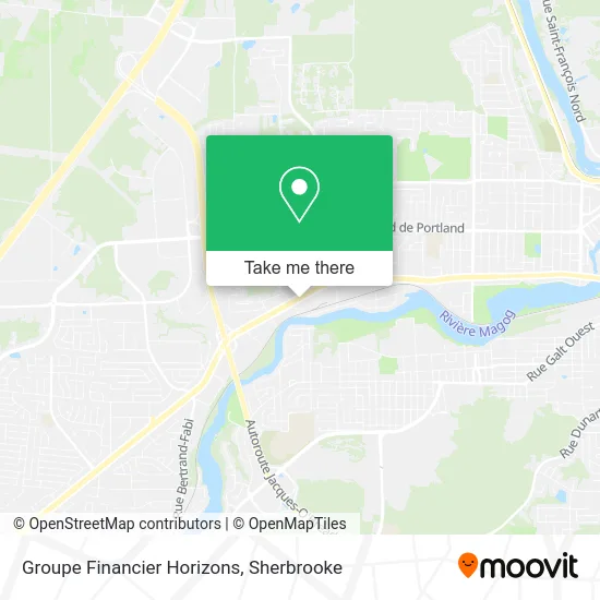 Groupe Financier Horizons map