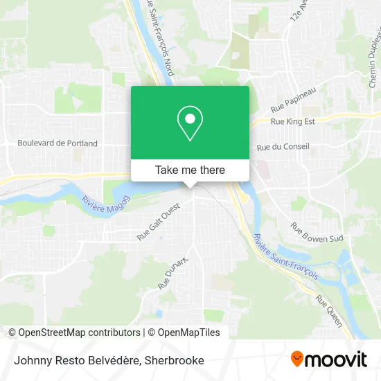 Johnny Resto Belvédère map