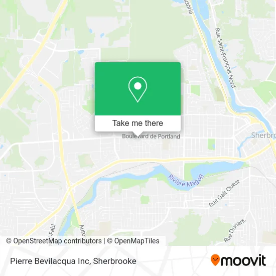 Pierre Bevilacqua Inc map