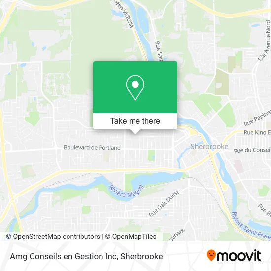 Amg Conseils en Gestion Inc map