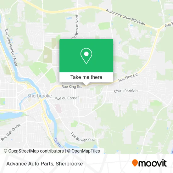 Advance Auto Parts map