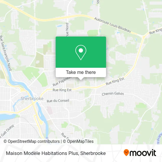 Maison Modèle Habitations Plus map