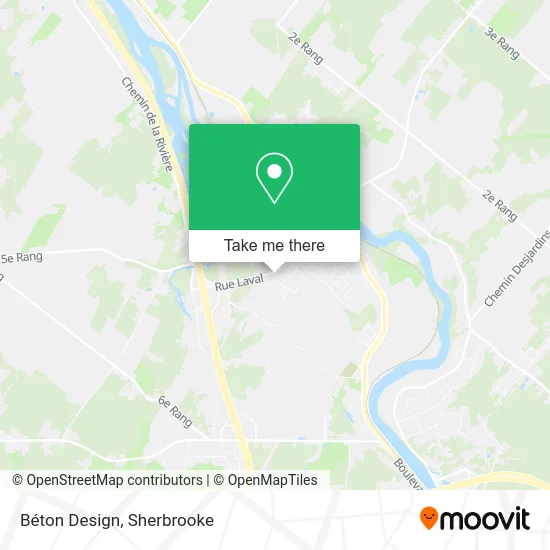 Béton Design map