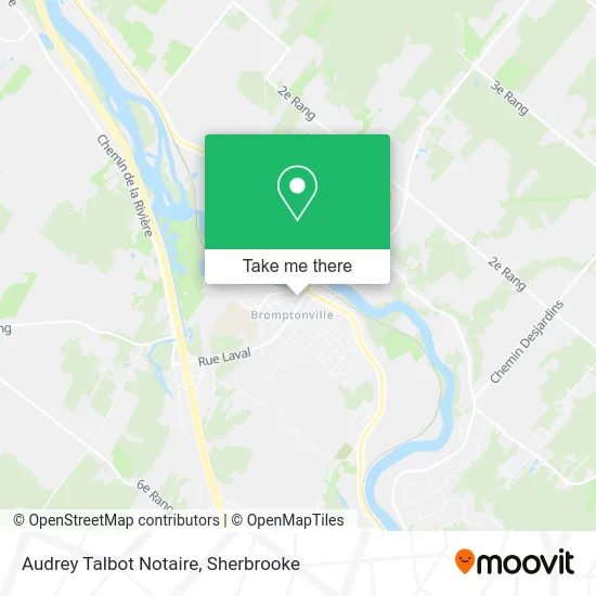 Audrey Talbot Notaire map