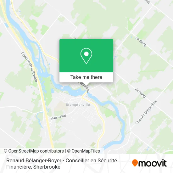 Renaud Bélanger-Royer - Conseiller en Sécurité Financière map