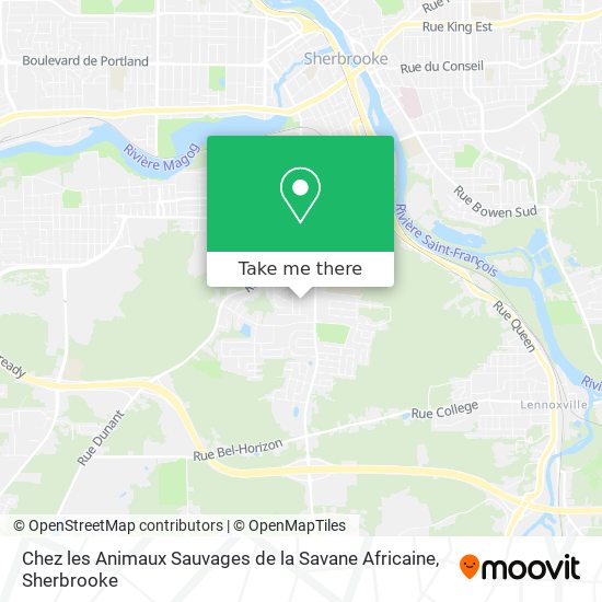 Chez les Animaux Sauvages de la Savane Africaine map