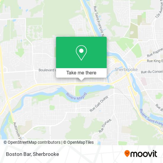 Boston Bar map