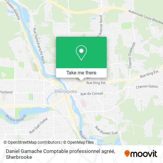 Daniel Gamache Comptable professionnel agréé map