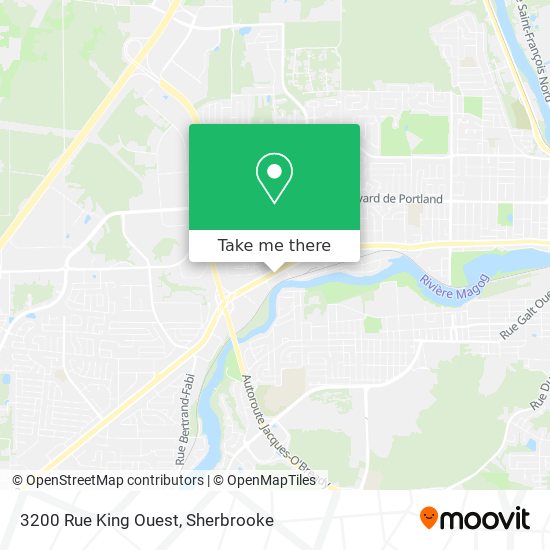 3200 Rue King Ouest map