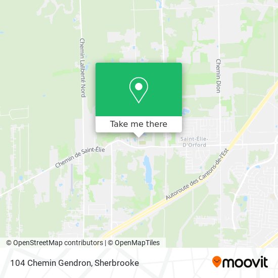 104 Chemin Gendron map