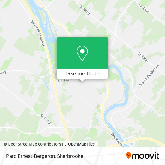 Parc Ernest-Bergeron map