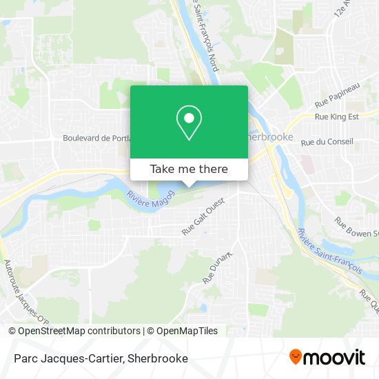 Parc Jacques-Cartier map