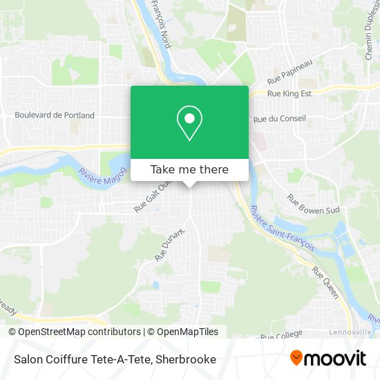 Salon Coiffure Tete-A-Tete map