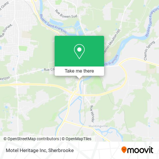 Motel Heritage Inc map