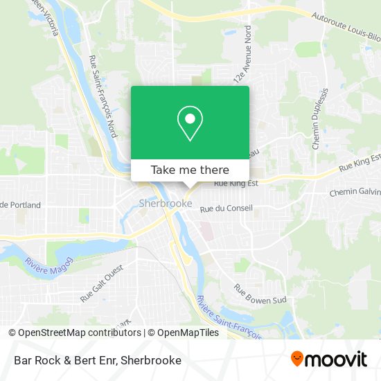 Bar Rock & Bert Enr map