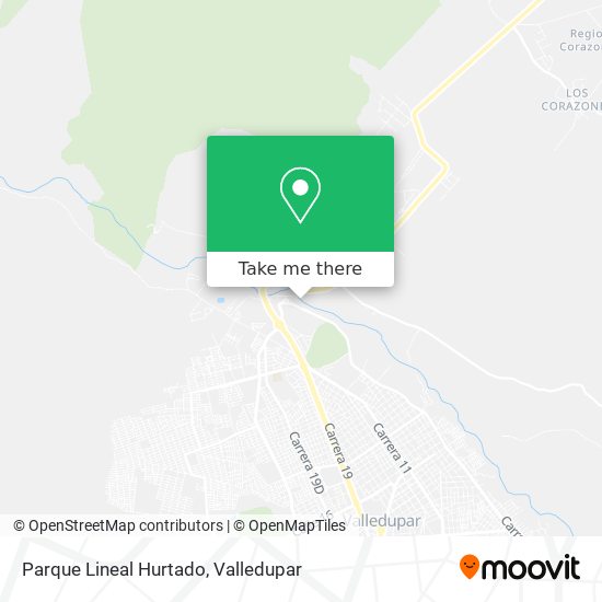 Parque Lineal Hurtado map