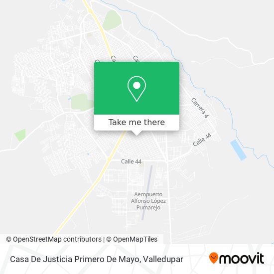 Casa De Justicia Primero De Mayo map