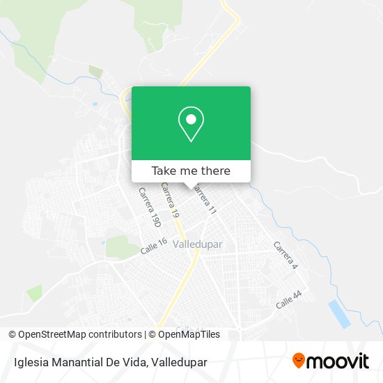 Iglesia Manantial De Vida map