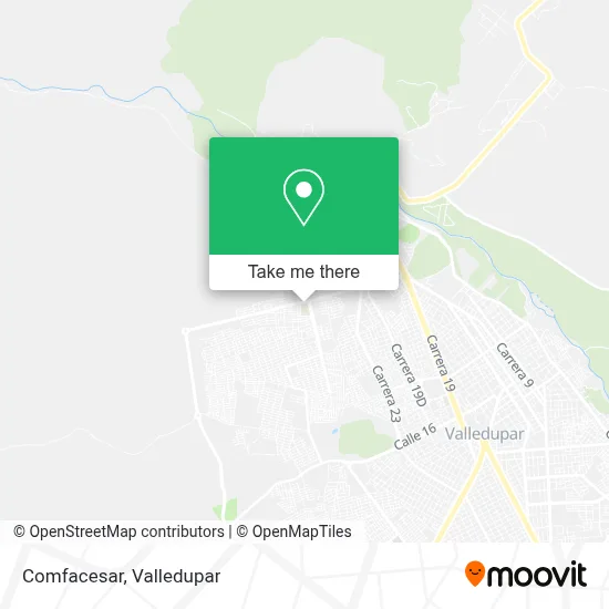 Comfacesar map