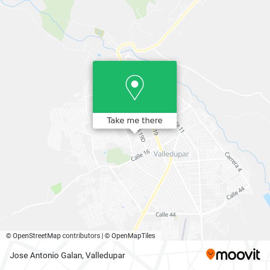 Mapa de Jose Antonio Galan
