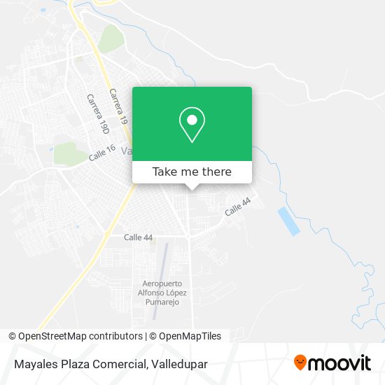 Mapa de Mayales Plaza Comercial