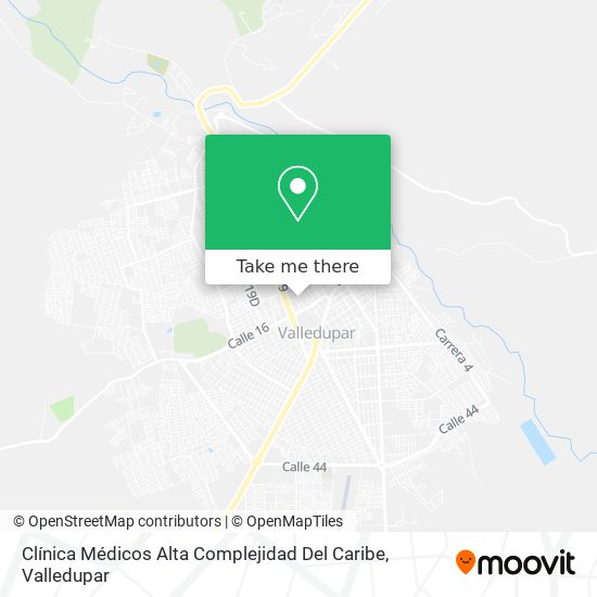 Mapa de Clínica Médicos Alta Complejidad Del Caribe