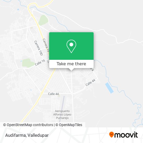 Mapa de Audifarma