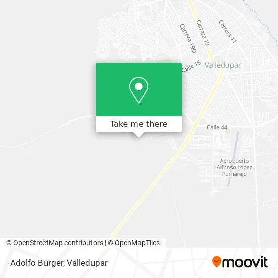 Adolfo Burger map