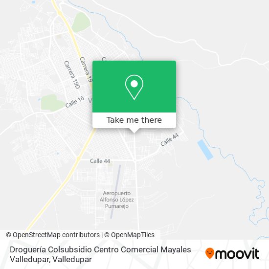 Droguería Colsubsidio Centro Comercial Mayales Valledupar map