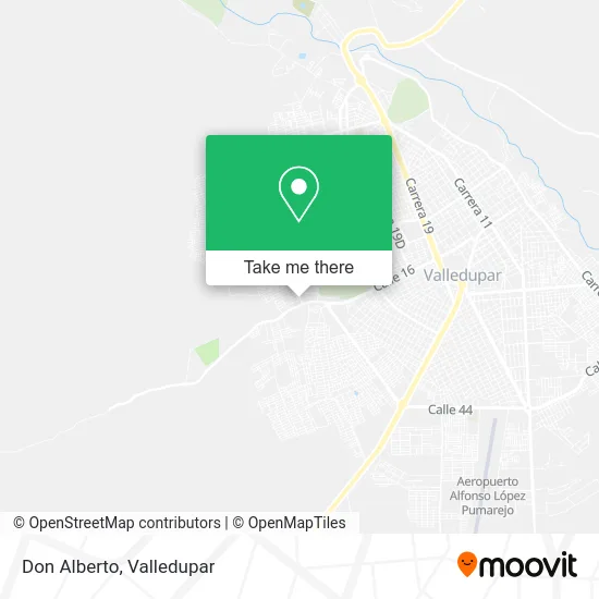 Don Alberto map