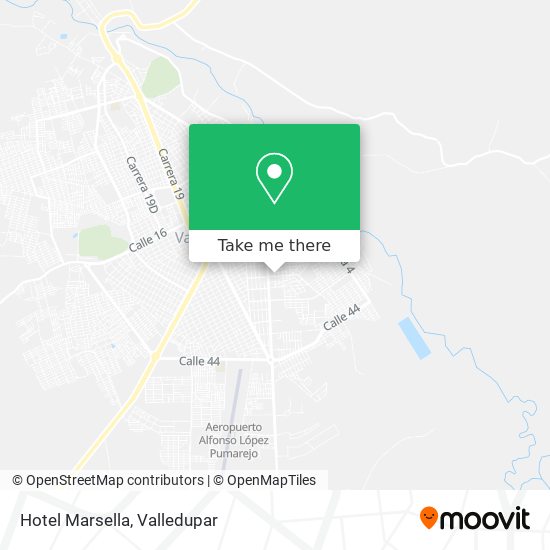 Mapa de Hotel Marsella