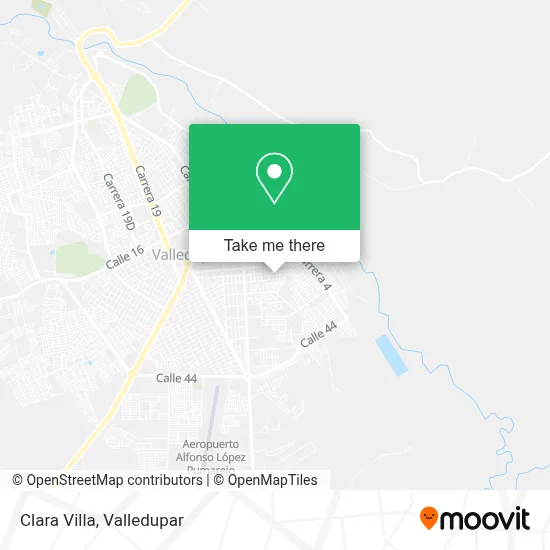 Villa Clara map