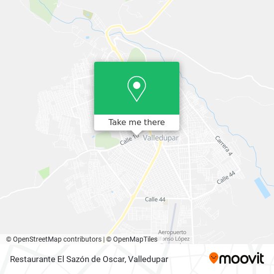 Mapa de Restaurante El Sazón de Oscar