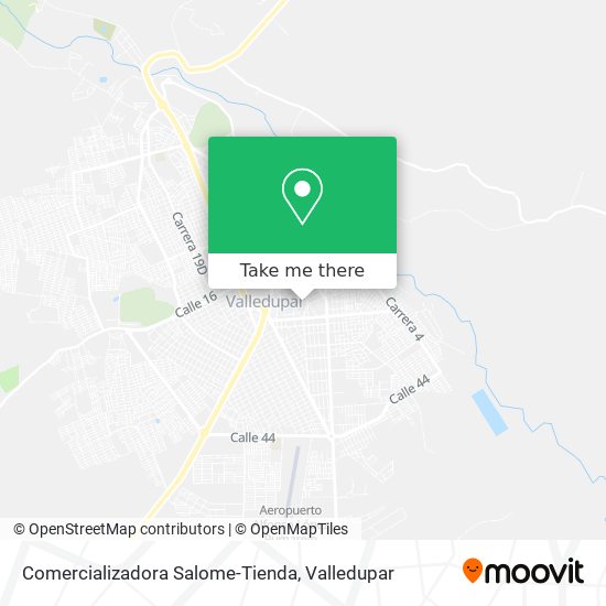 Mapa de Comercializadora Salome-Tienda