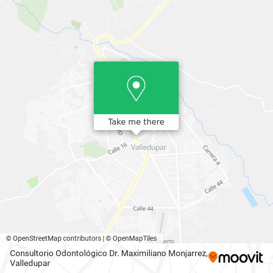 Mapa de Consultorio Odontológico Dr. Maximiliano Monjarrez