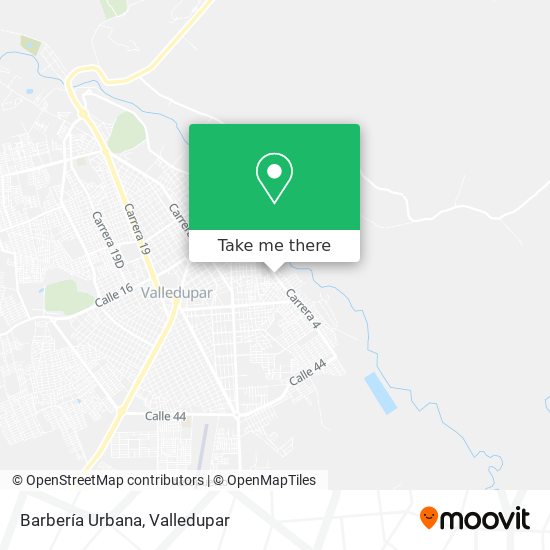 Barbería Urbana map