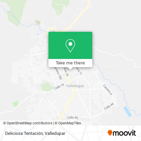 Deliciosa Tentación map