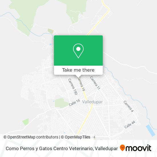 Mapa de Como Perros y Gatos Centro Veterinario