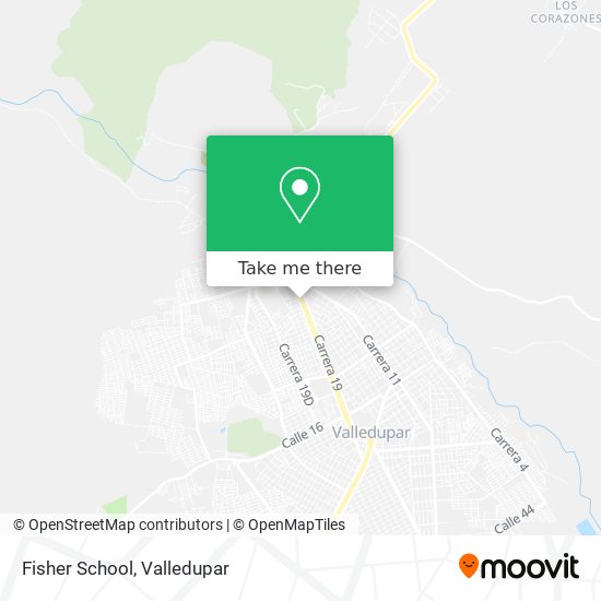 Mapa de Fisher School