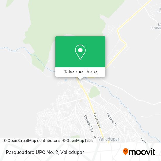 Parqueadero UPC No. 2 map