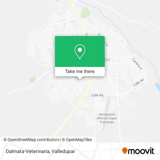 Dalmata-Veterinaría map