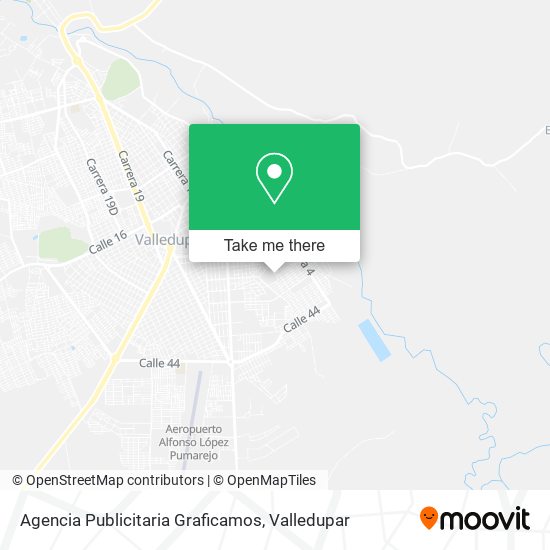 Mapa de Agencia Publicitaria Graficamos