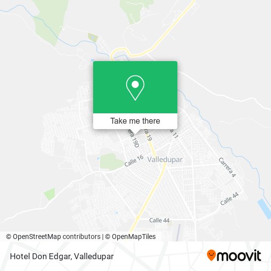 Hotel Don Edgar map